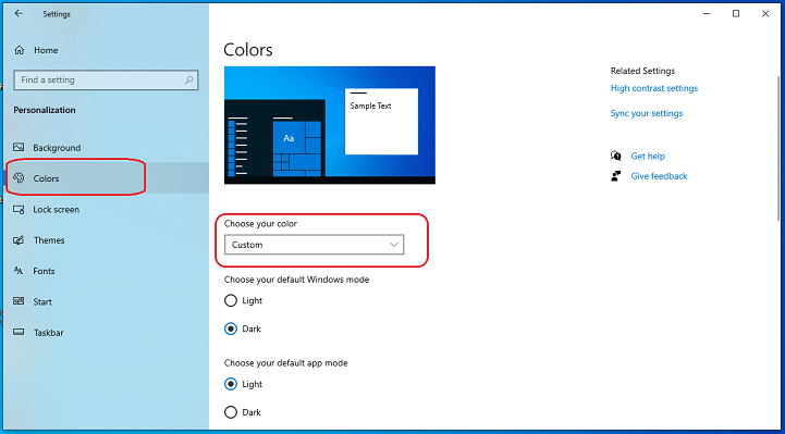 Dark Mode In Windows 10